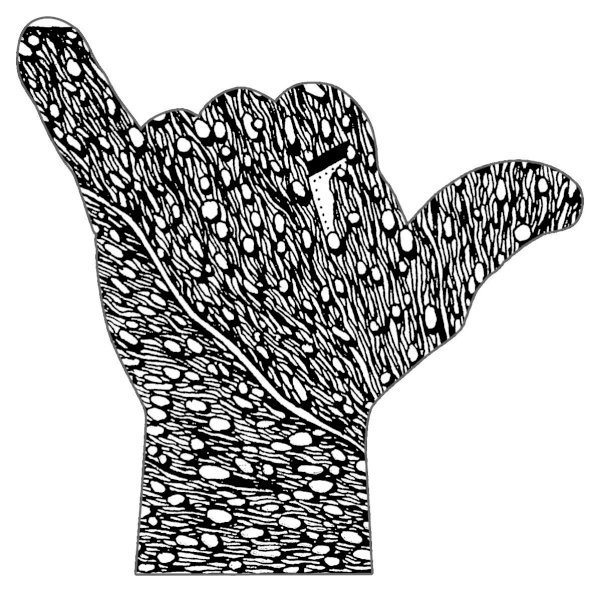 Shaka 4” Sticker