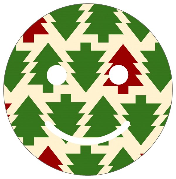 Smiley Face 6” Sticker