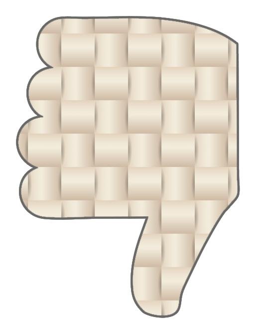 Thumbs Down 2” Sticker