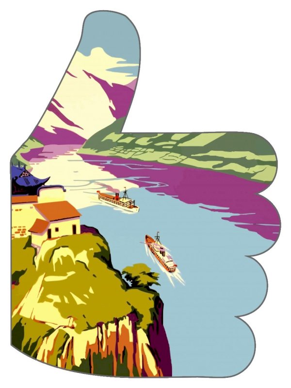 Thumbs Up 4” Sticker