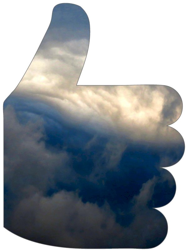 Thumbs Up 9” Sticker
