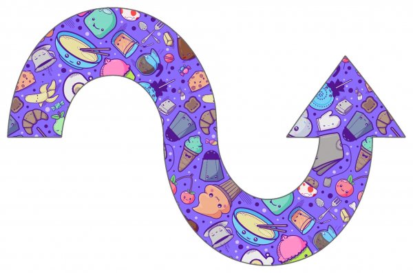 Wavy Arrow 4” Sticker