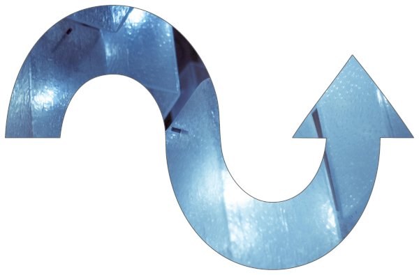 Wavy Arrow 6” Sticker